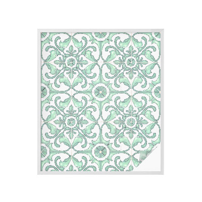 Brise-vue pour fenêtre Symétrie verte