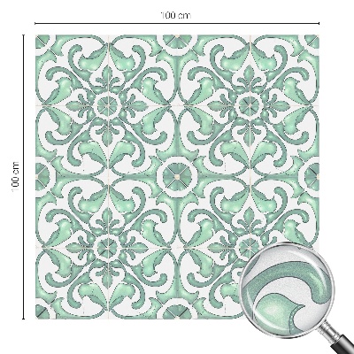 Brise-vue pour fenêtre Symétrie verte