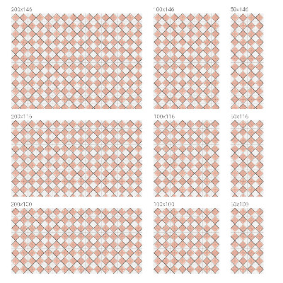 Brise-vue pour fenêtre Losanges géométriques