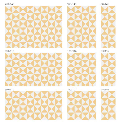 Film adhésif pour vitrage dépoli vitrail Triangles géométriques