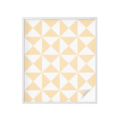 Film adhésif pour vitrage dépoli vitrail Triangles géométriques