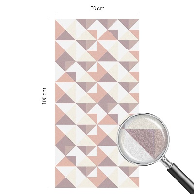 Film occultant pour fenêtre Triangles modernes