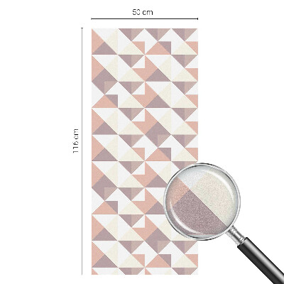 Film occultant pour fenêtre Triangles modernes