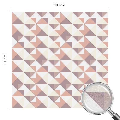 Film occultant pour fenêtre Triangles modernes