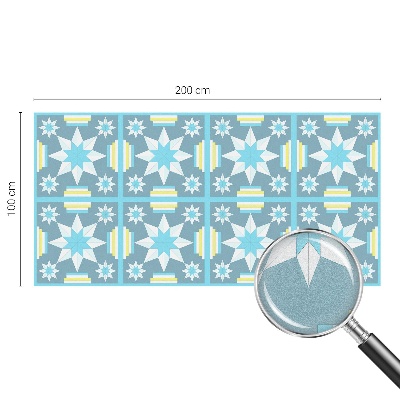 Film solaire fenêtre décoratif aspect vitrail Motif en étoile