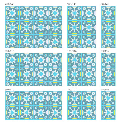 Film solaire fenêtre décoratif aspect vitrail Motif en étoile