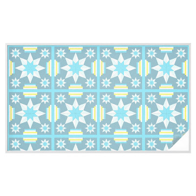 Film solaire fenêtre décoratif aspect vitrail Motif en étoile