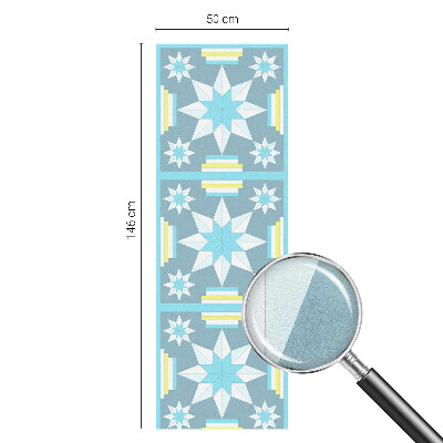 Film solaire fenêtre décoratif aspect vitrail Motif en étoile