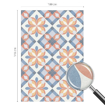 Film adhésif pour vitrage dépoli vitrail symétrie colorée