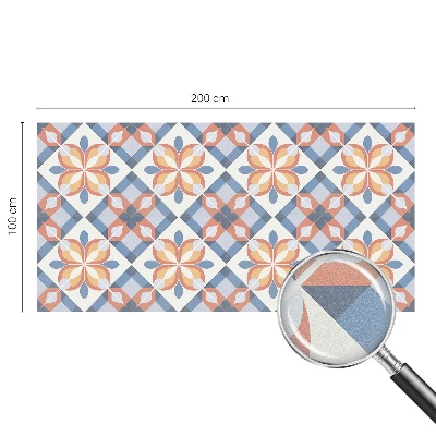 Film adhésif pour vitrage dépoli vitrail symétrie colorée