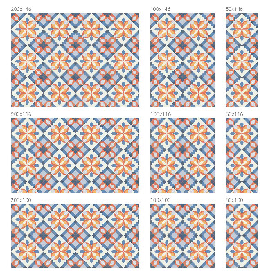 Film adhésif pour vitrage dépoli vitrail symétrie colorée