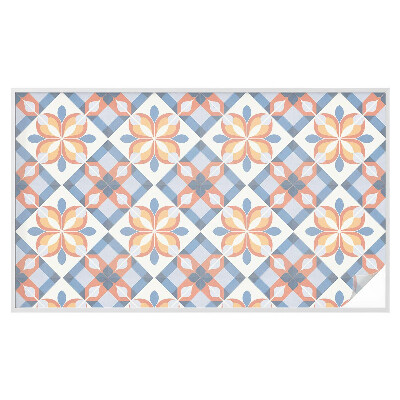 Film adhésif pour vitrage dépoli vitrail symétrie colorée