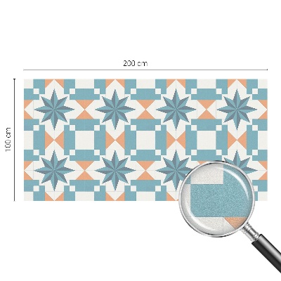 Film adhésif pour vitrage dépoli vitrail étoiles bleues