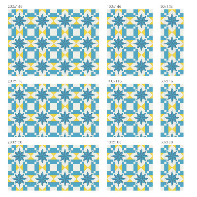 Film solaire fenêtre décoratif aspect vitrail étoiles bleues