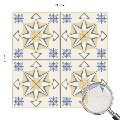 Film adhésif pour vitrage dépoli vitrail étoiles géométriques