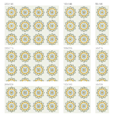Sticker fenêtre vitrail adhésif mandalas colorés