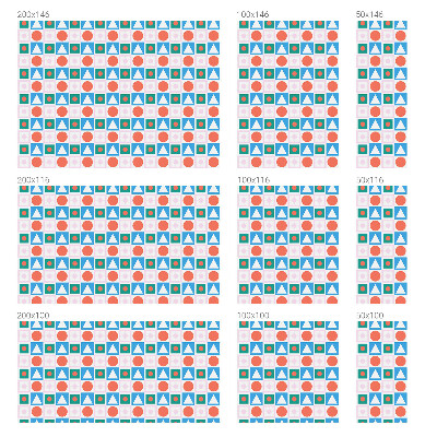 Film occultant pour fenêtre Motifs abstraits