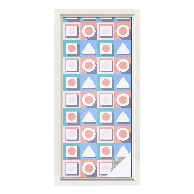 Brise-vue pour fenêtre Motifs géométriques