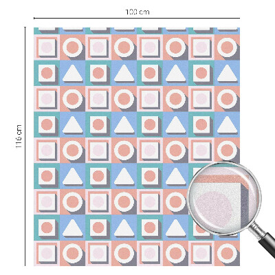 Brise-vue pour fenêtre Motifs géométriques
