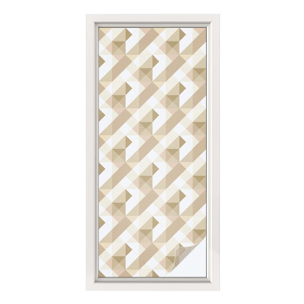 Film occultant pour fenêtre Motifs triangulaires