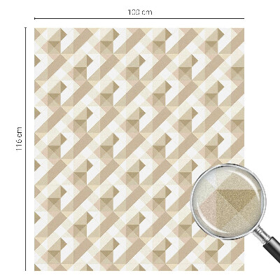 Film occultant pour fenêtre Motifs triangulaires