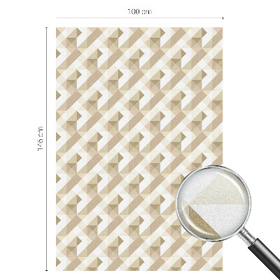 Film occultant pour fenêtre Motifs triangulaires