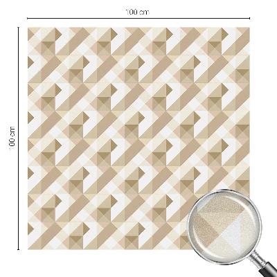 Film occultant pour fenêtre Motifs triangulaires