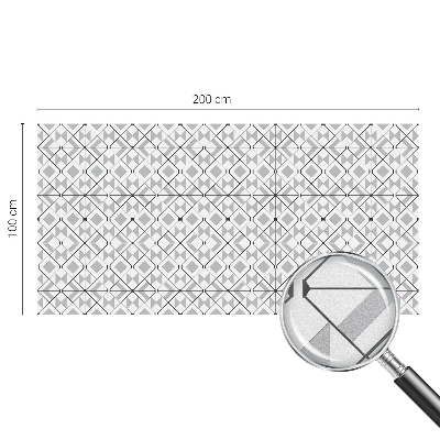 Film solaire fenêtre décoratif aspect vitrail Motifs géométriques