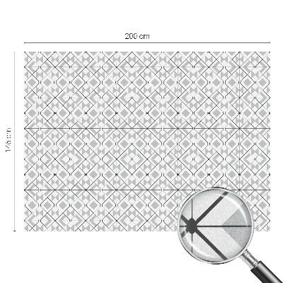 Film solaire fenêtre décoratif aspect vitrail Motifs géométriques