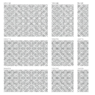 Film solaire fenêtre décoratif aspect vitrail Motifs géométriques