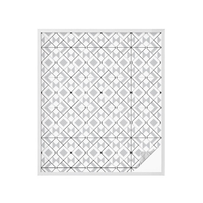 Film solaire fenêtre décoratif aspect vitrail Motifs géométriques