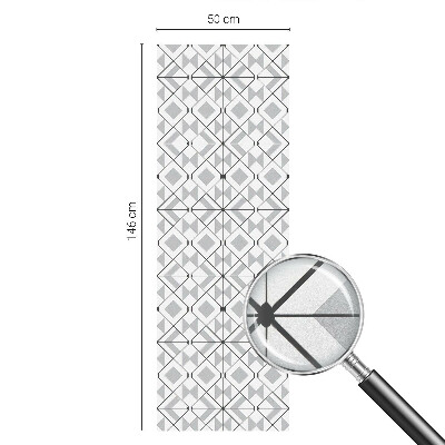 Film solaire fenêtre décoratif aspect vitrail Motifs géométriques