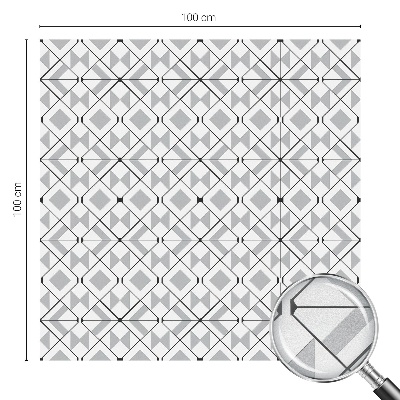 Film solaire fenêtre décoratif aspect vitrail Motifs géométriques