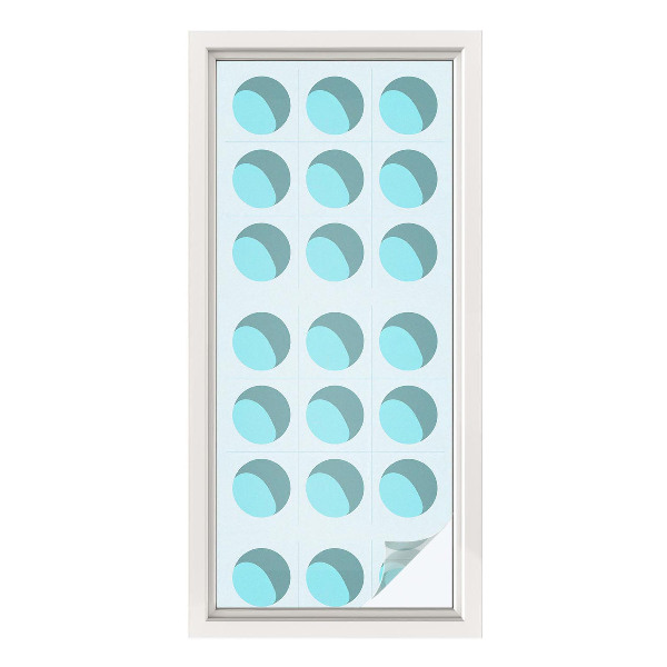 Film adhésif pour vitrage dépoli vitrail Roues modernes