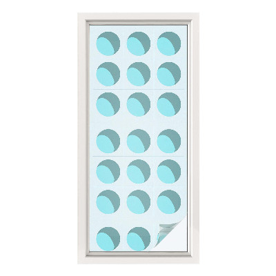 Film adhésif pour vitrage dépoli vitrail Roues modernes