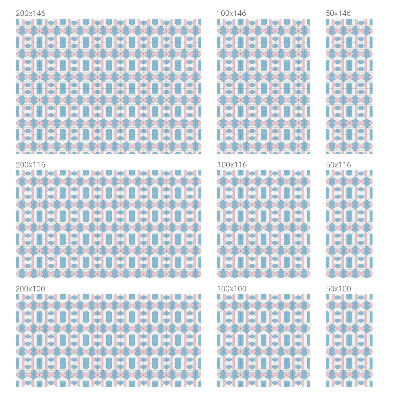 Film occultant pour fenêtre Motifs pastel