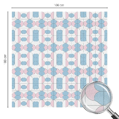 Film occultant pour fenêtre Motifs pastel