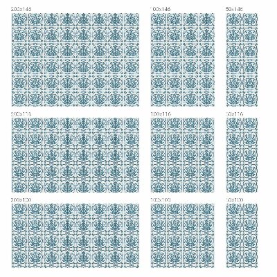 Brise-vue pour fenêtre Motif floral