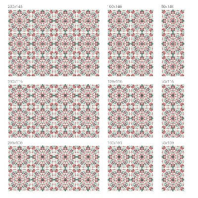 Film solaire fenêtre décoratif aspect vitrail Harmonie florale
