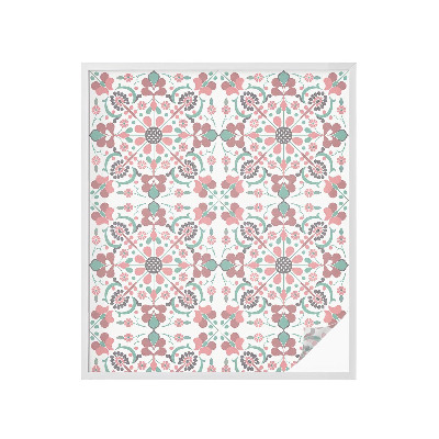 Film solaire fenêtre décoratif aspect vitrail Harmonie florale