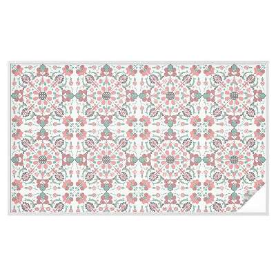 Film solaire fenêtre décoratif aspect vitrail Harmonie florale