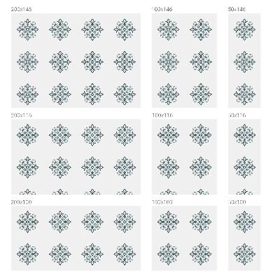 Film occultant pour fenêtre Ornement classique