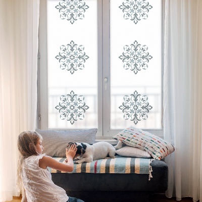 Film occultant pour fenêtre Ornement classique