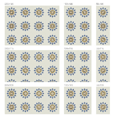 Film adhésif pour vitrage dépoli vitrail mandala décoratif