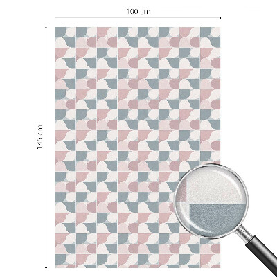 Film solaire fenêtre décoratif aspect vitrail Motifs pastel