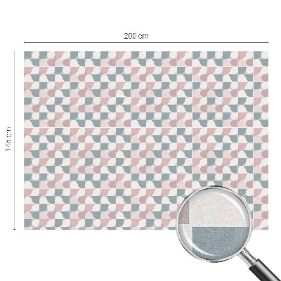 Film solaire fenêtre décoratif aspect vitrail Motifs pastel