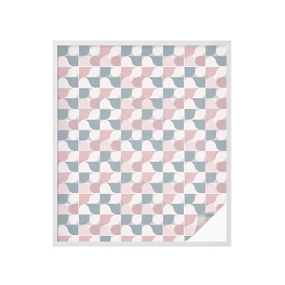 Film solaire fenêtre décoratif aspect vitrail Motifs pastel