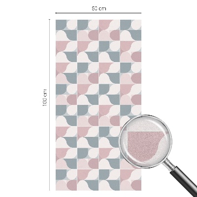 Film solaire fenêtre décoratif aspect vitrail Motifs pastel