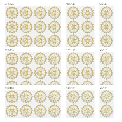 Film occultant pour fenêtre mandala floral