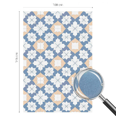 Sticker fenêtre vitrail adhésif Motifs symétriques